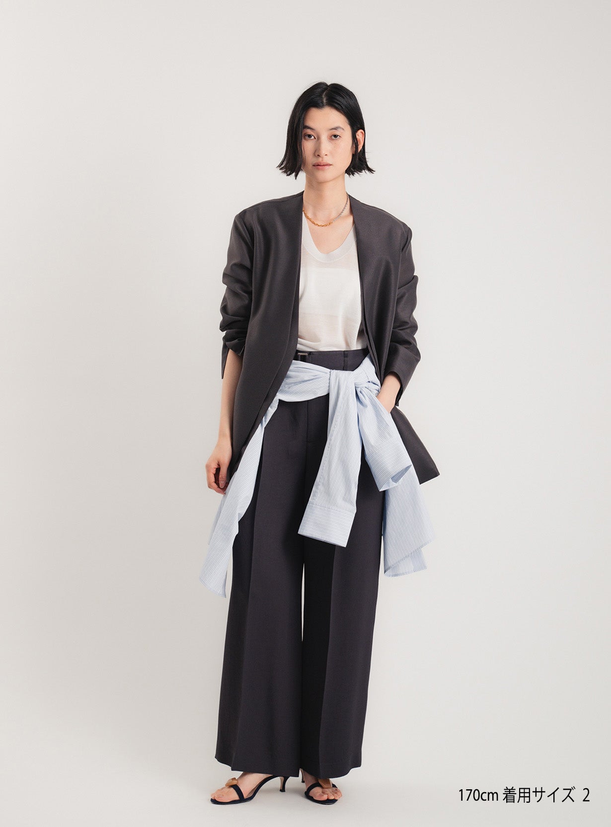 rカラーレスシアージャケット