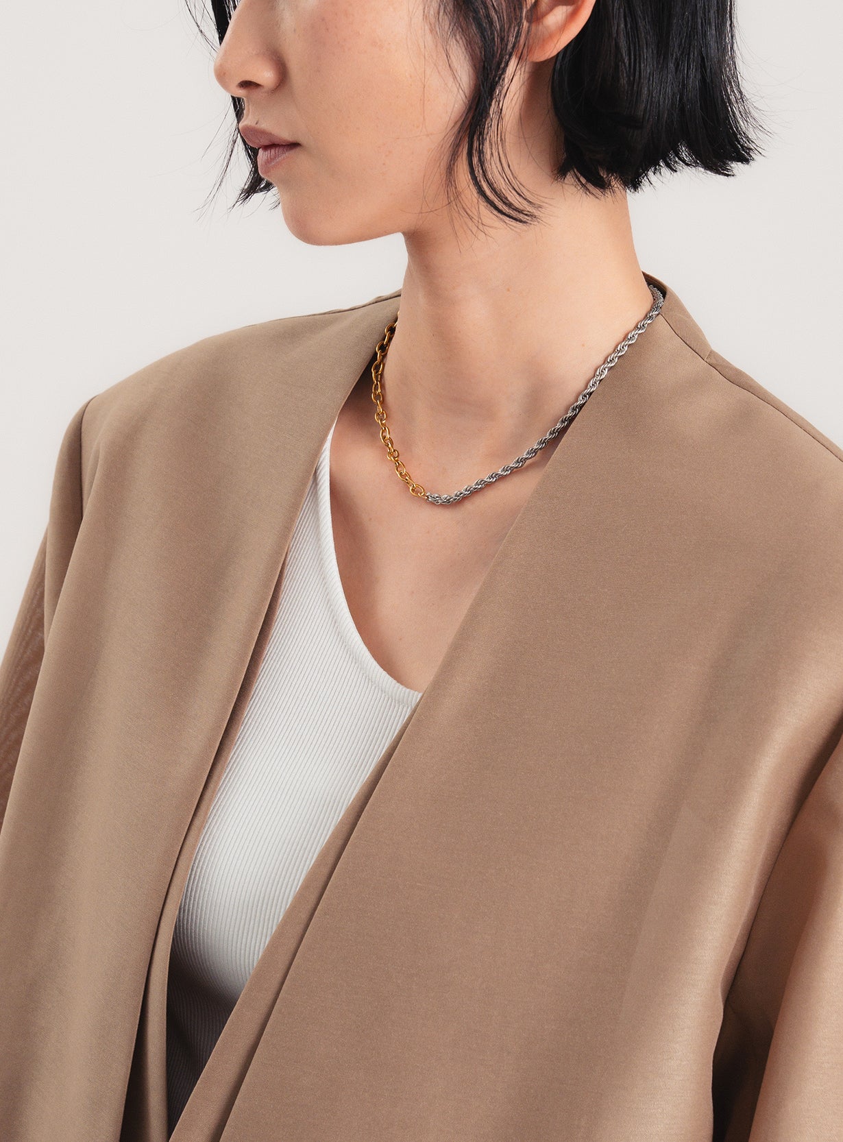 rカラーレスシアージャケット