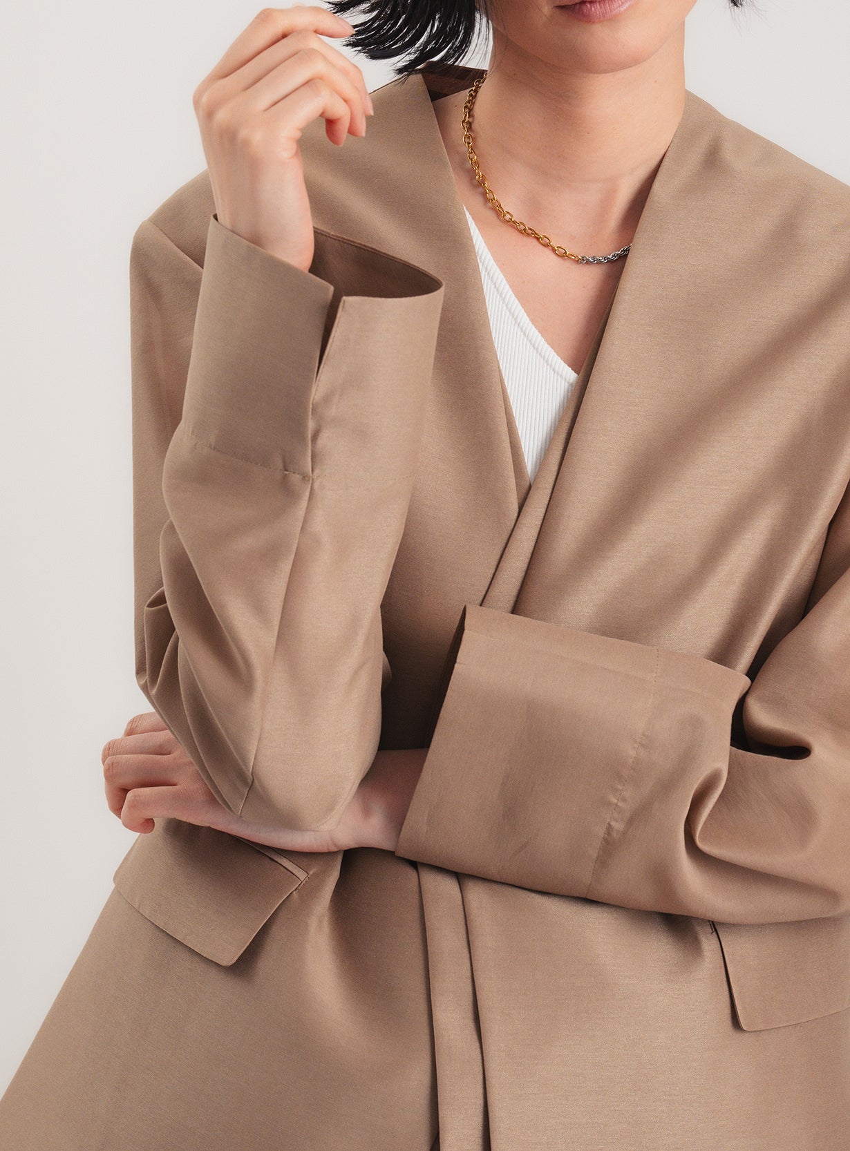 rカラーレスシアージャケット