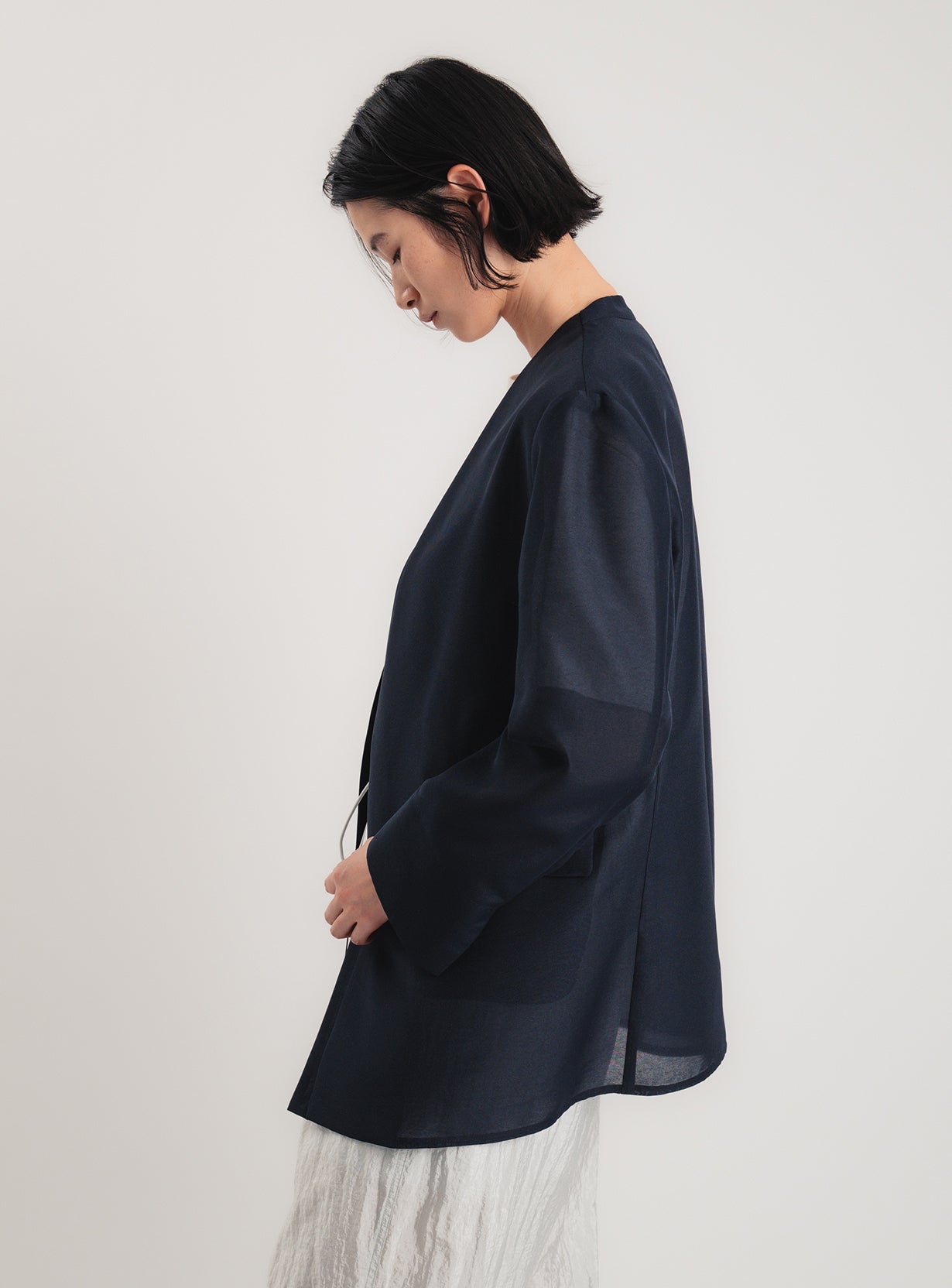 rカラーレスシアージャケット