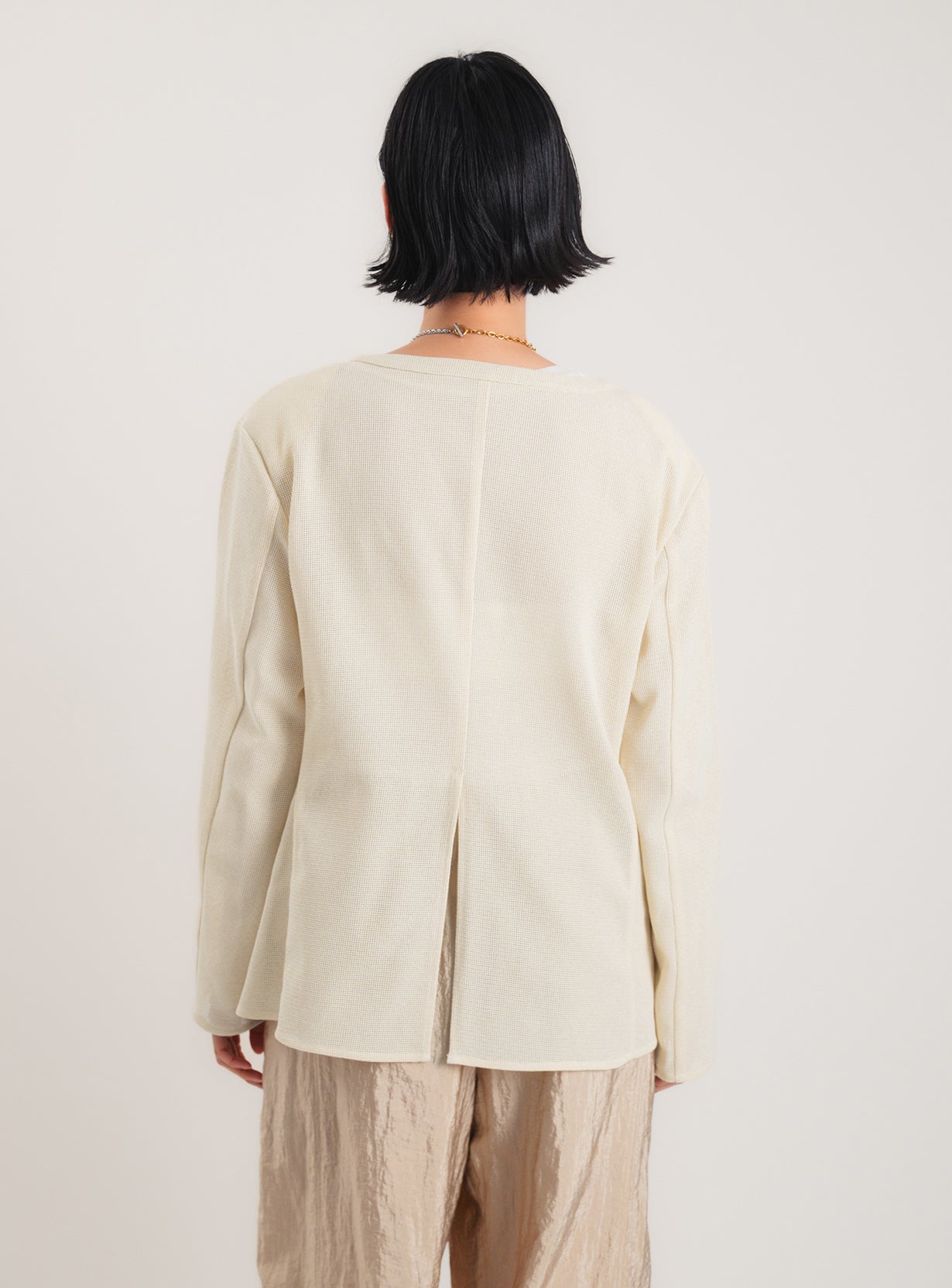 rメッシュジャケットカーディガン