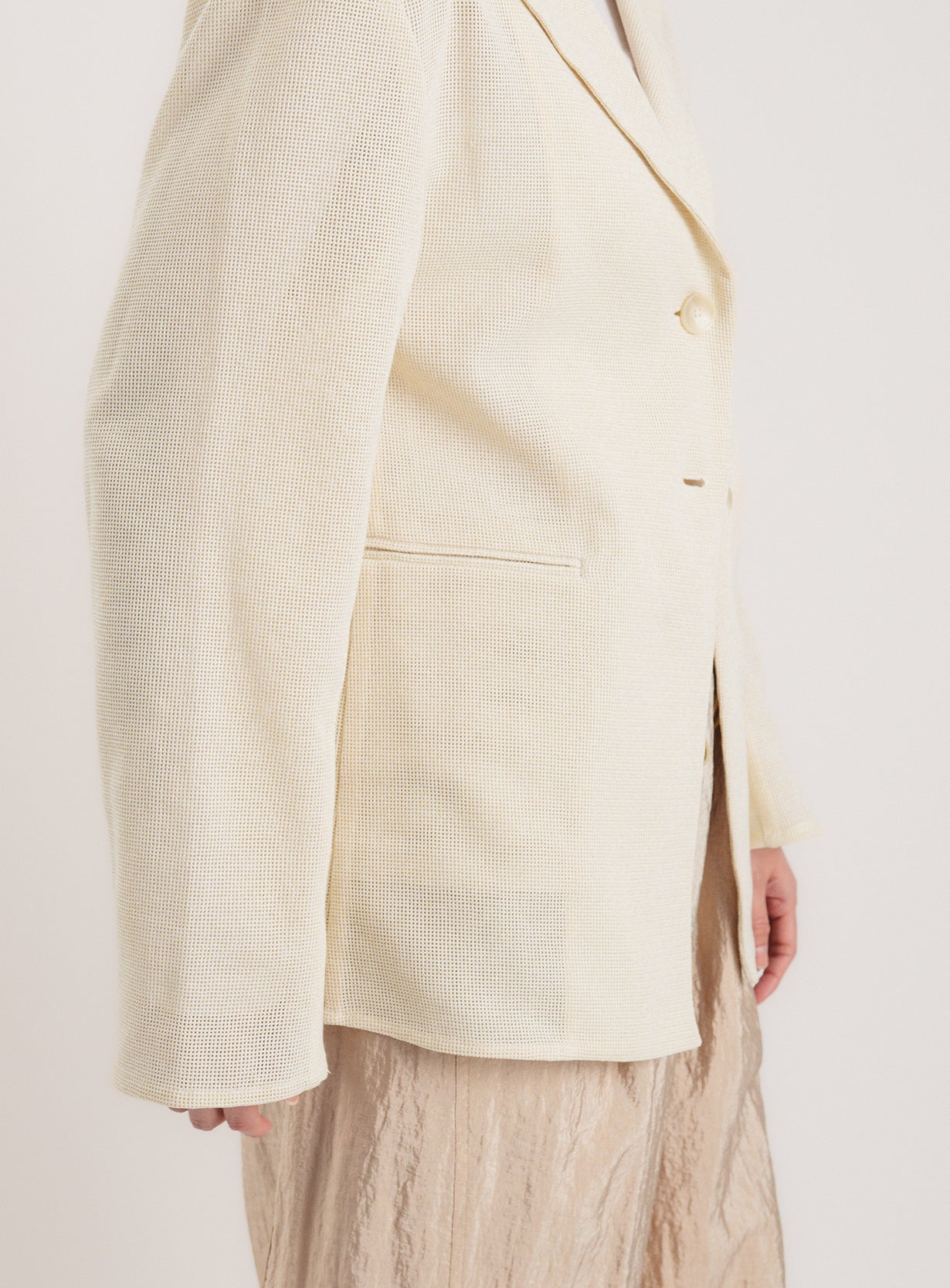 rメッシュジャケットカーディガン