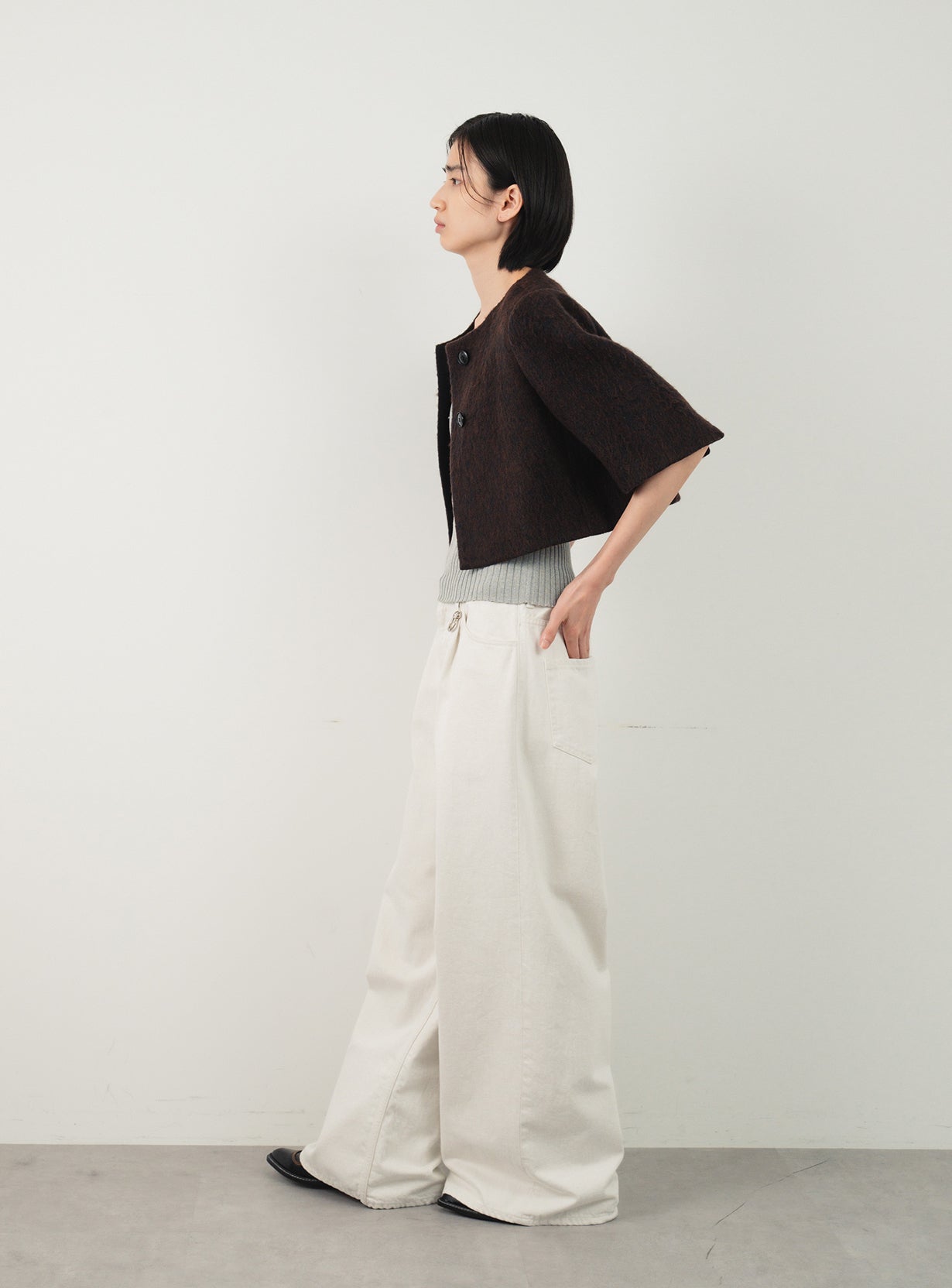 【予約商品】シャギーショートボレロ