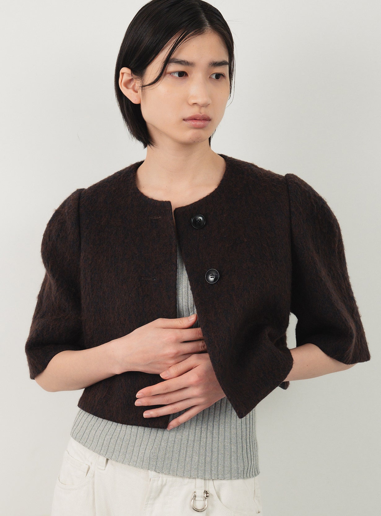 【予約商品】シャギーショートボレロ