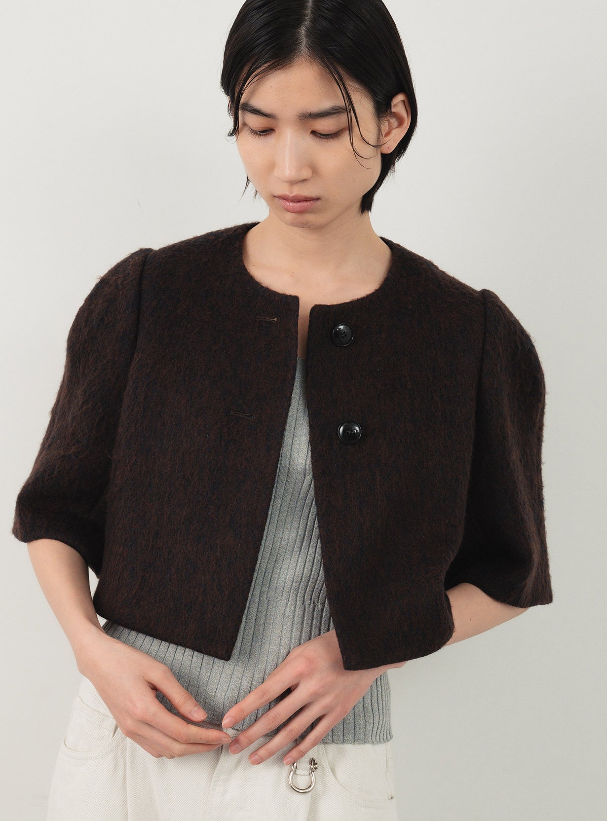 【予約商品】シャギーショートボレロ