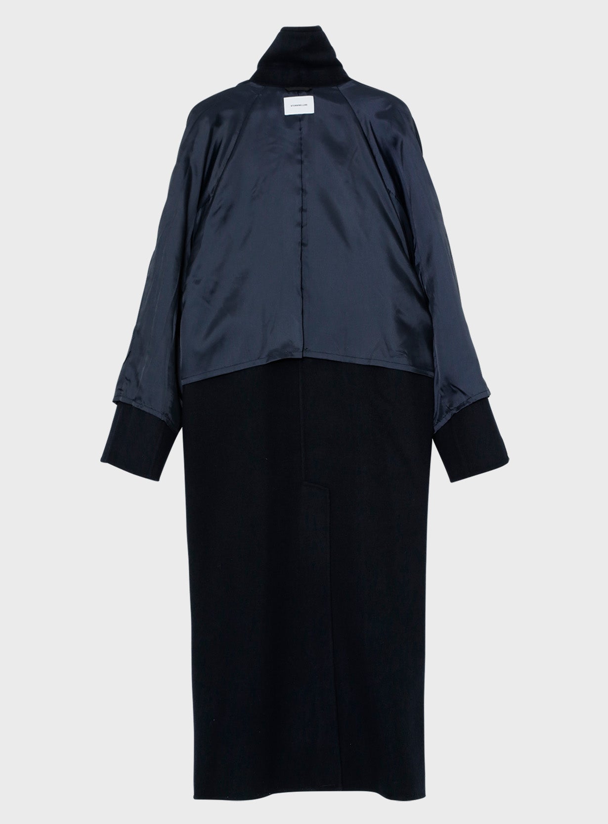 rスプリットラグランロングコート