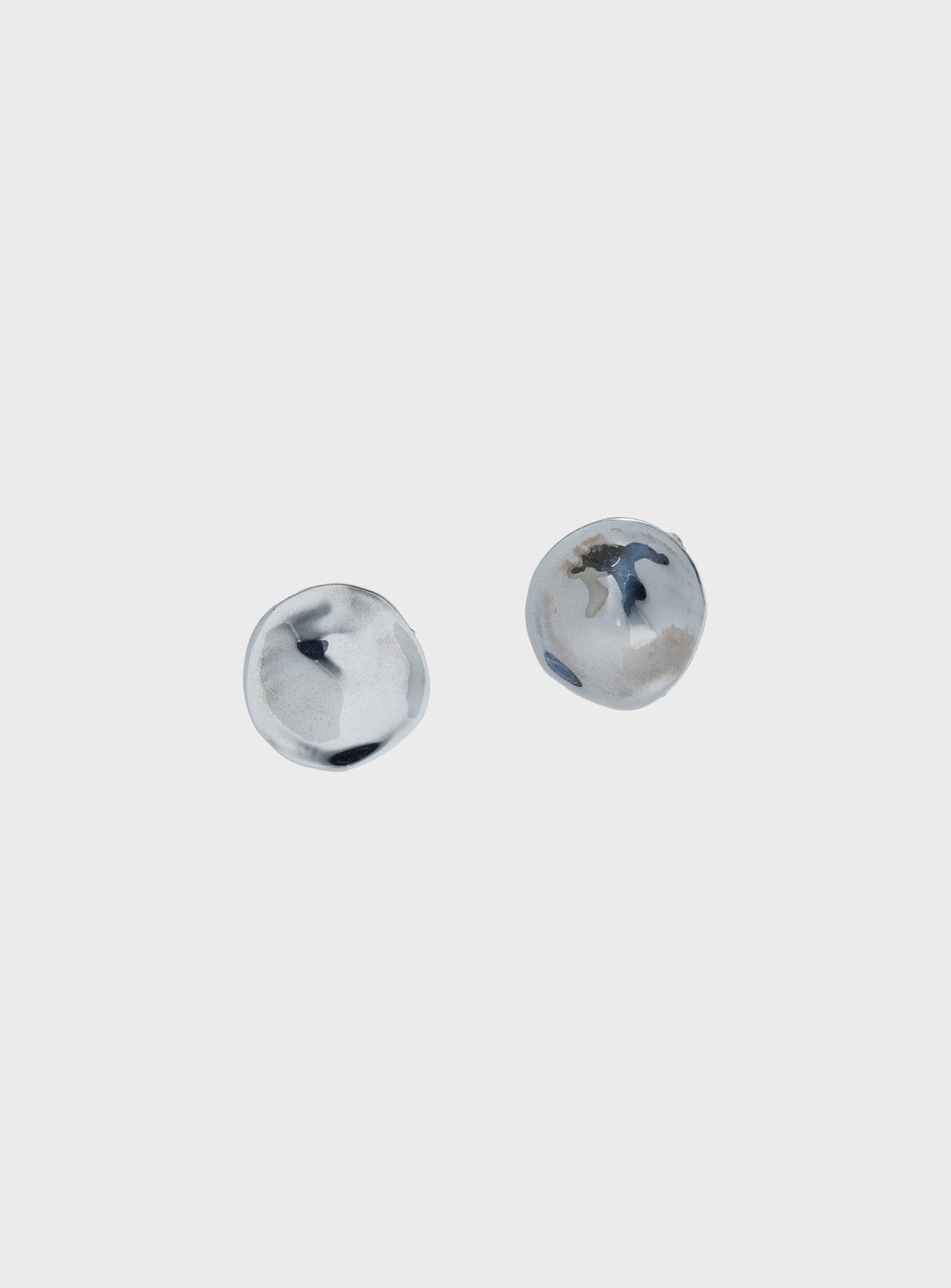 Ripple Round Earrings