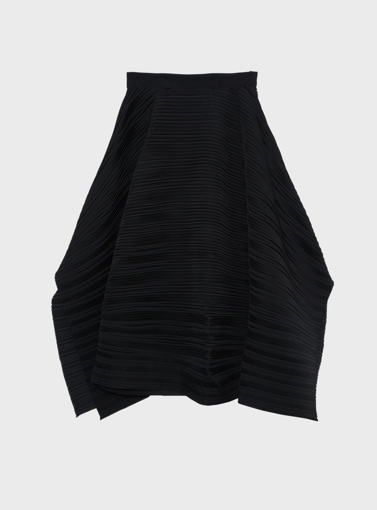 Asymmetrical Pleated Skirt