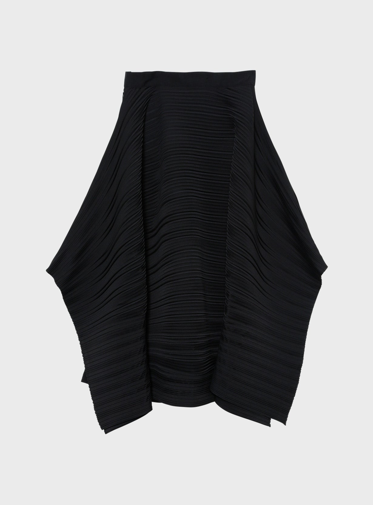 Asymmetrical Pleated Skirt