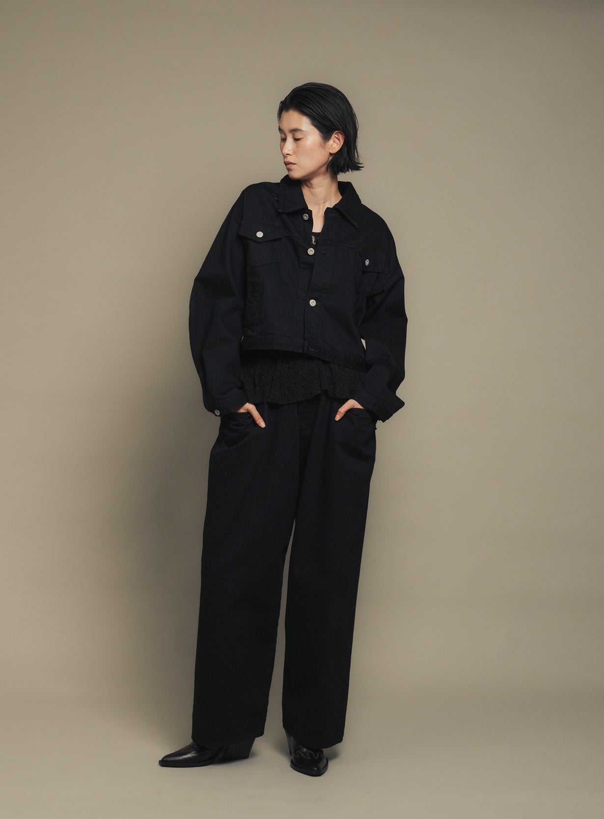 【予約商品】CROPPED DENIM JACKET