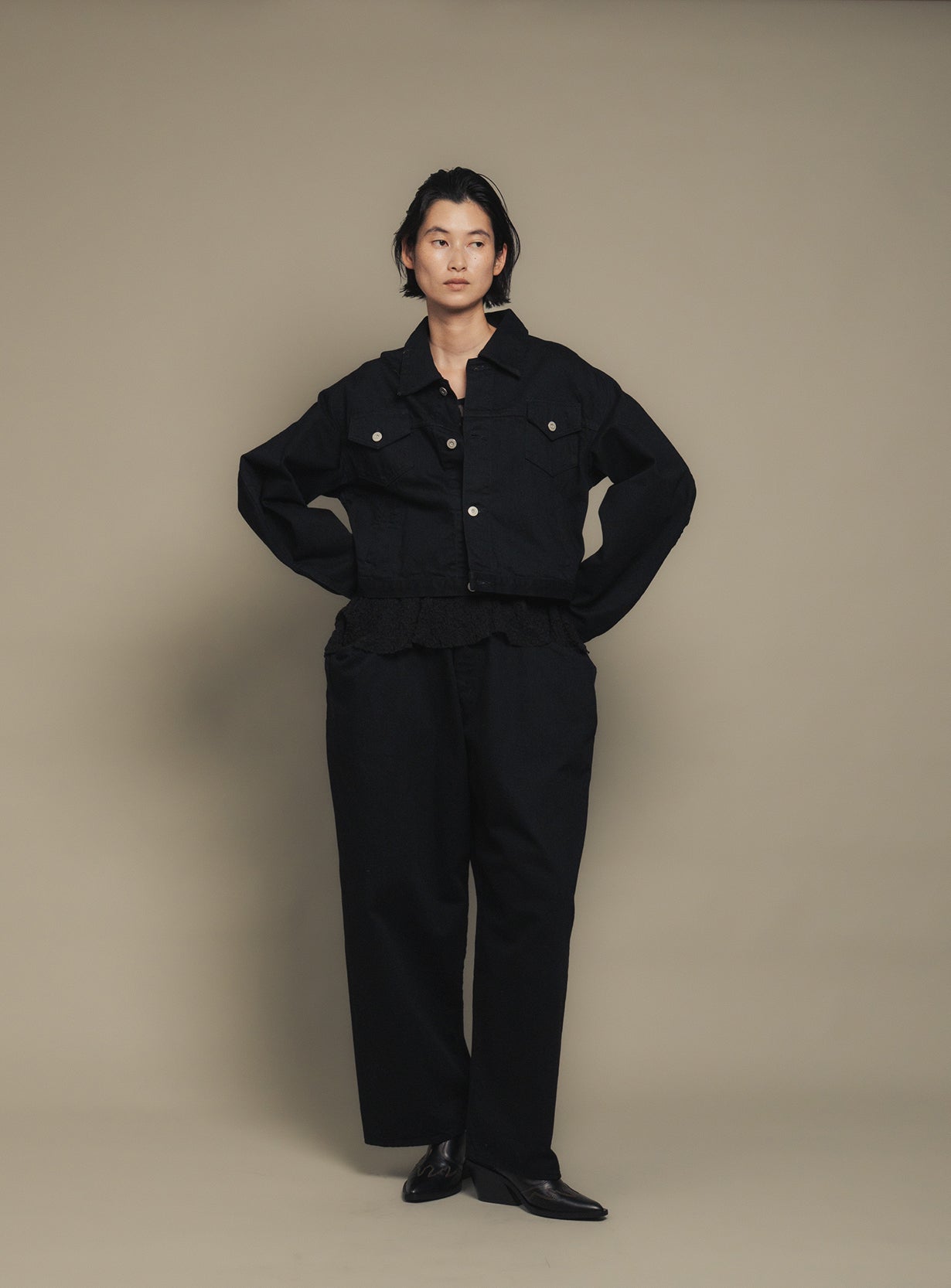 【予約商品】CROPPED DENIM JACKET