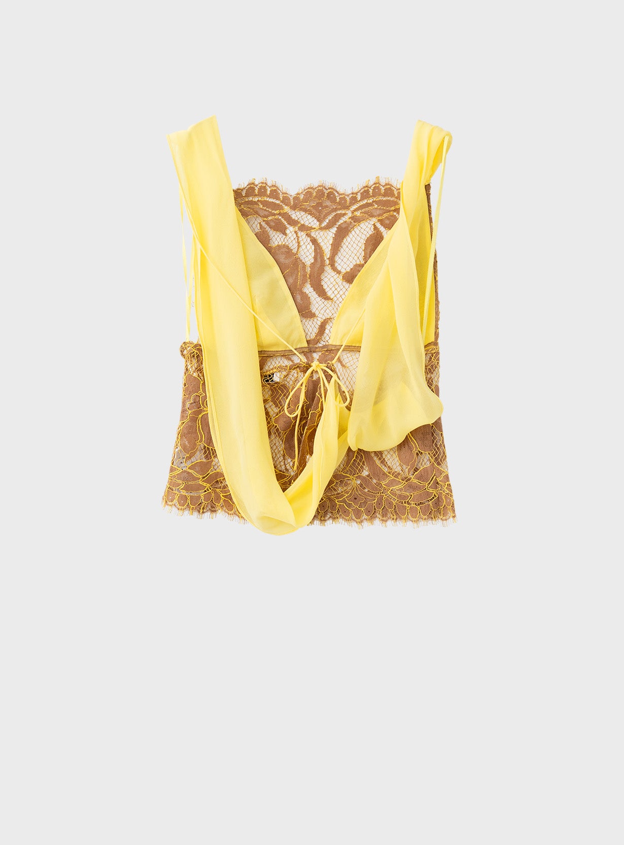 ALUNA LACE DRAPED TOP