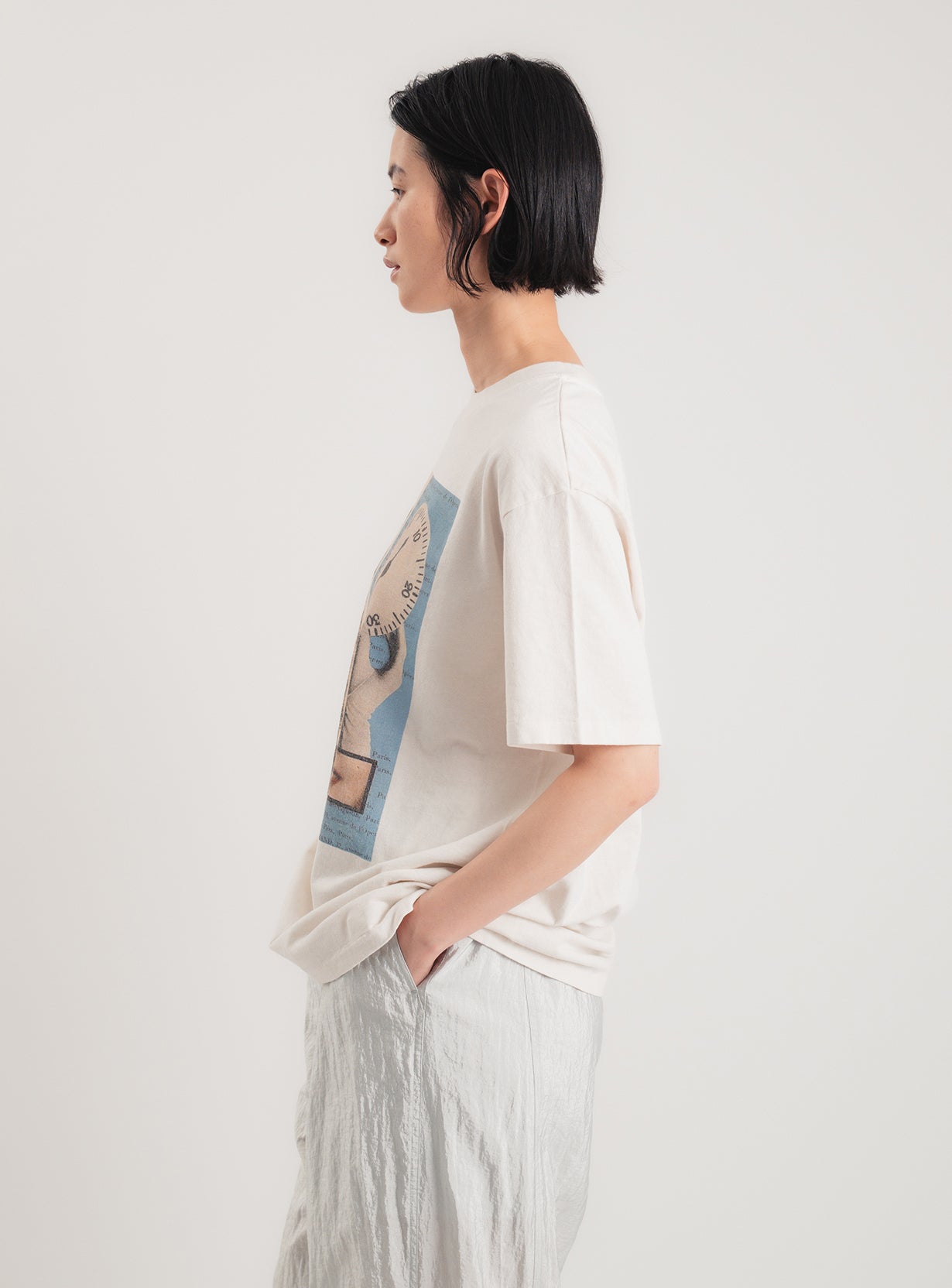 KUROiro TEE ROUND SHAPE S/S TEE with M!DOR! 3