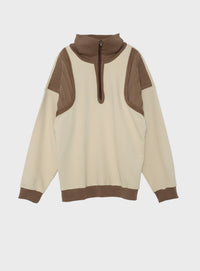 OVERSIZE LAYERED ZIP TOP