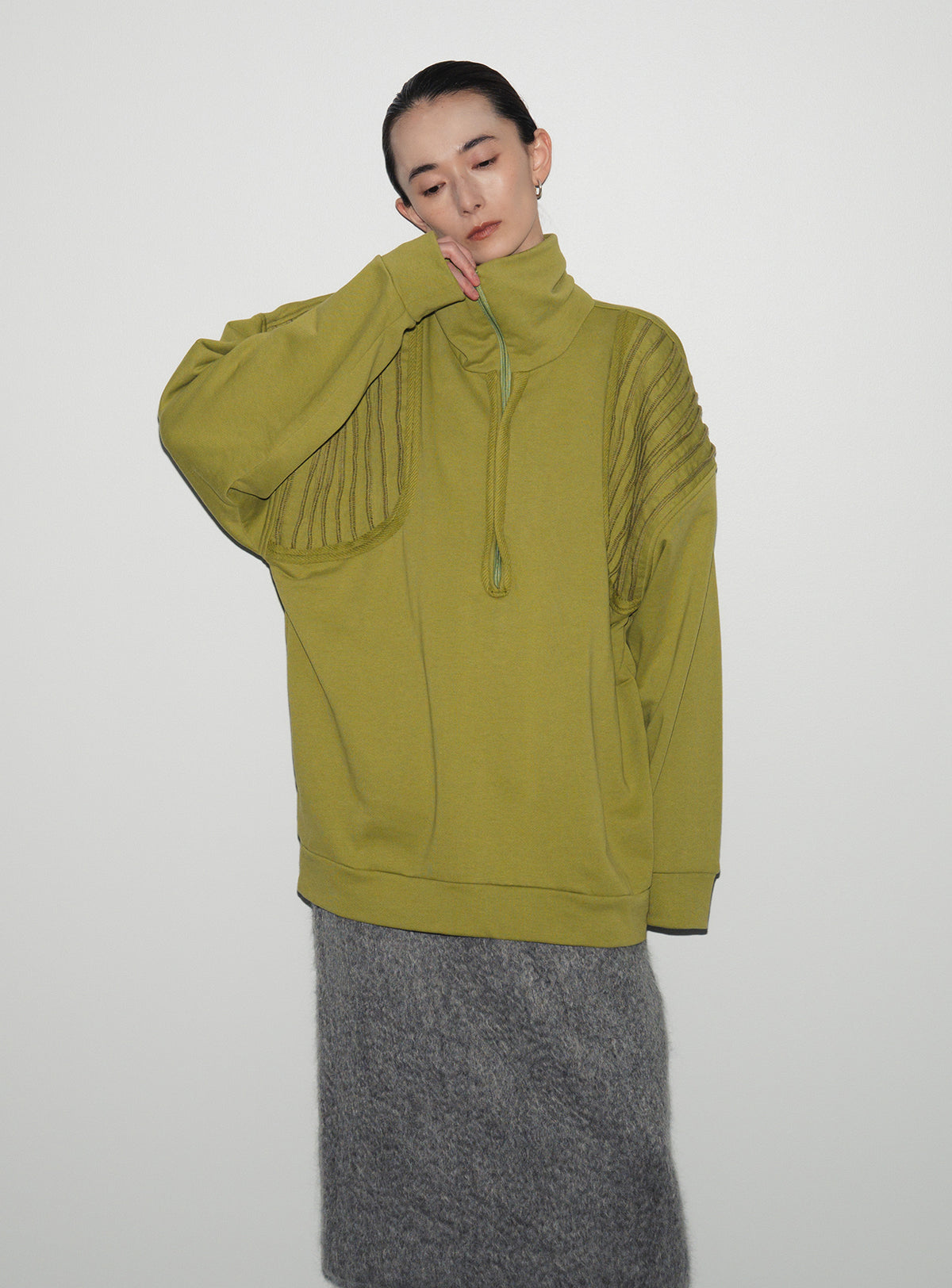OVERSIZE ZIP TOP