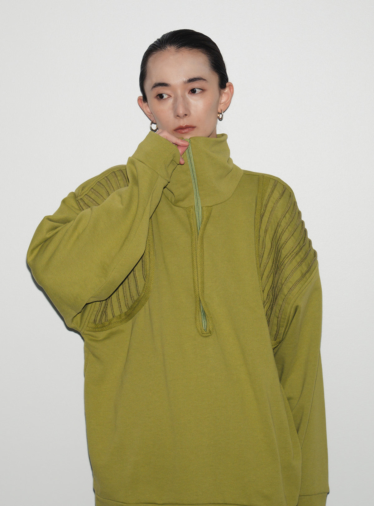 OVERSIZE ZIP TOP