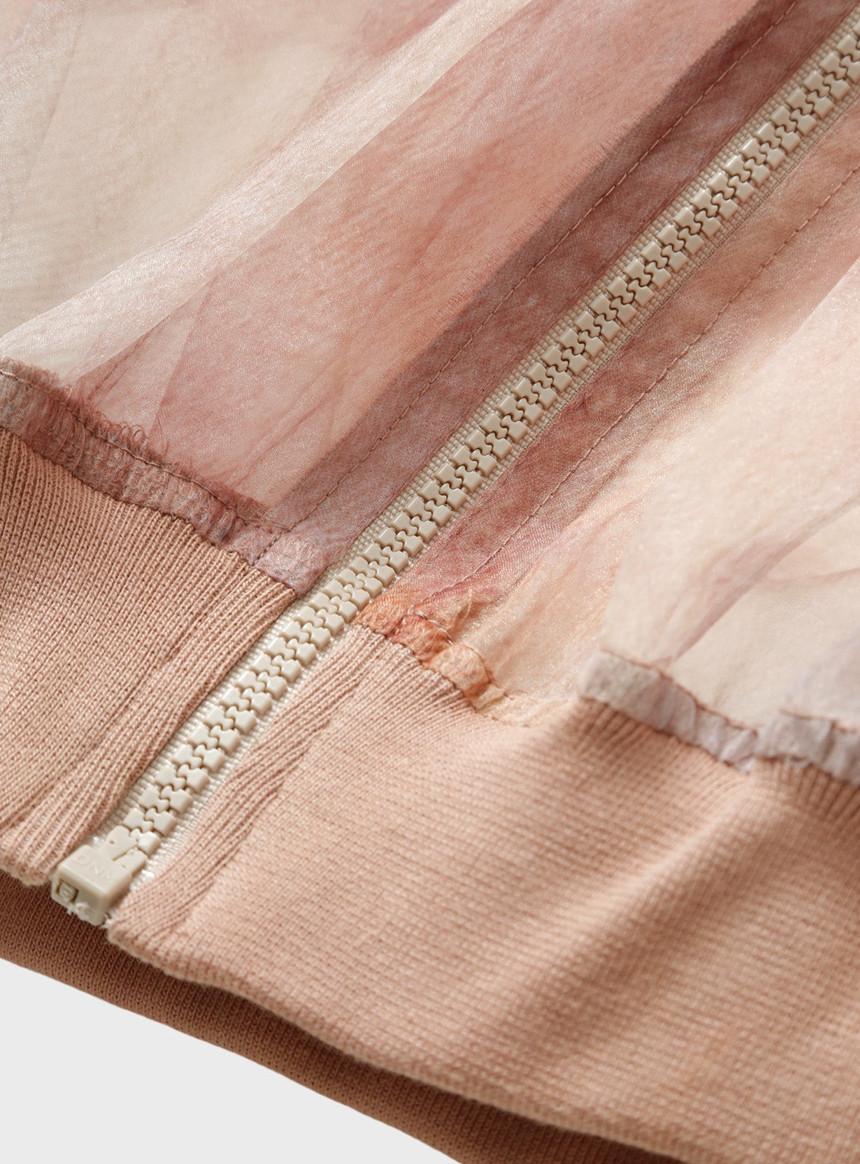 Printed Organza Bomber Jacket