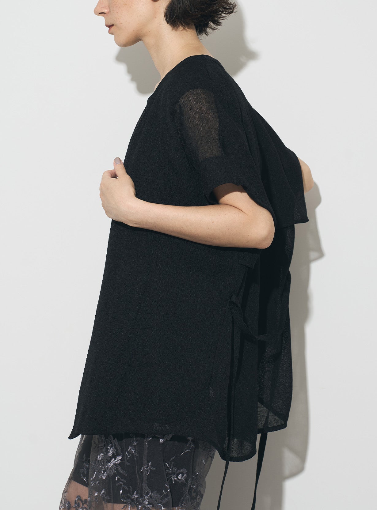 【予約商品】メッシュハオリブラウス