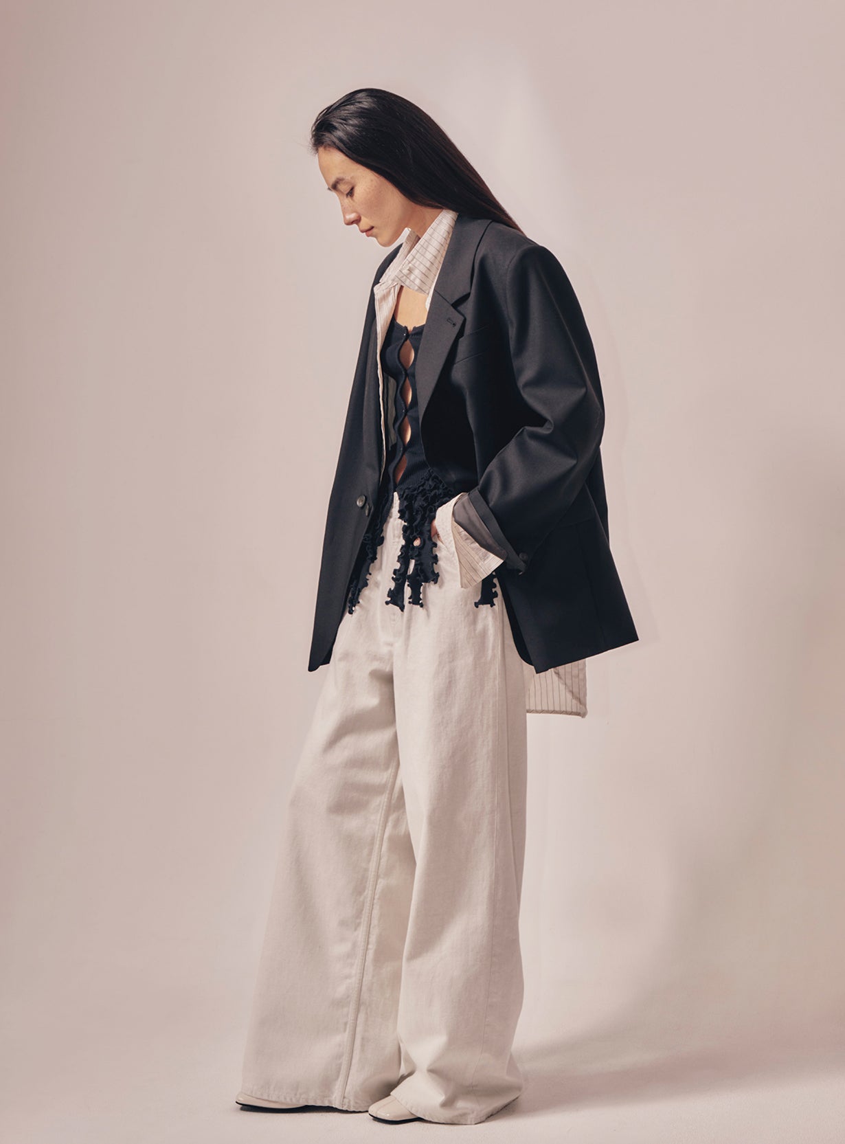 【予約商品】ライトオンスイージーワイドデニム