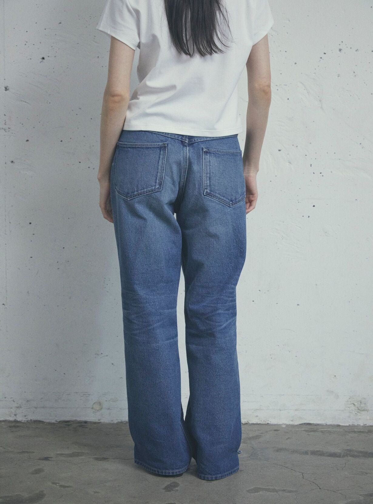 SPLIT PANEL JEANS WASH 001
