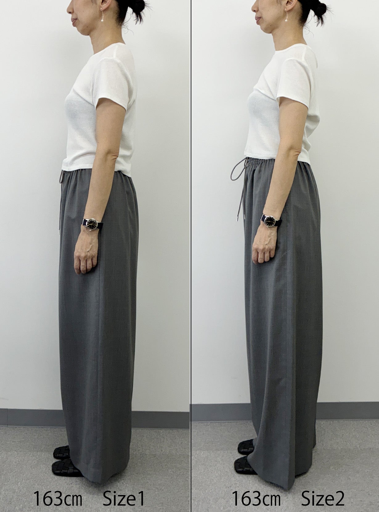 【追加販売】ギャザーイージーワイドパンツ