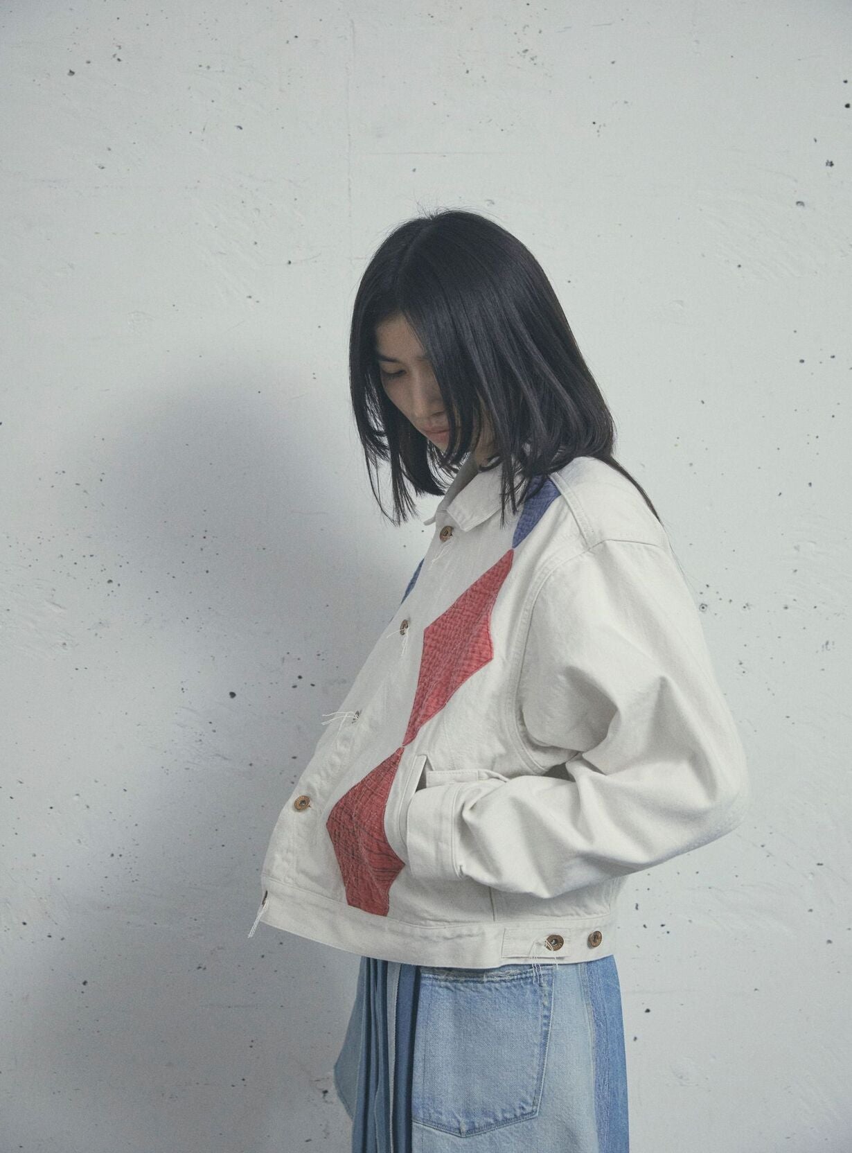 ARGYLE SASHIKO DENIM JACKET
