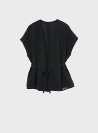 メッシュハオリブラウス