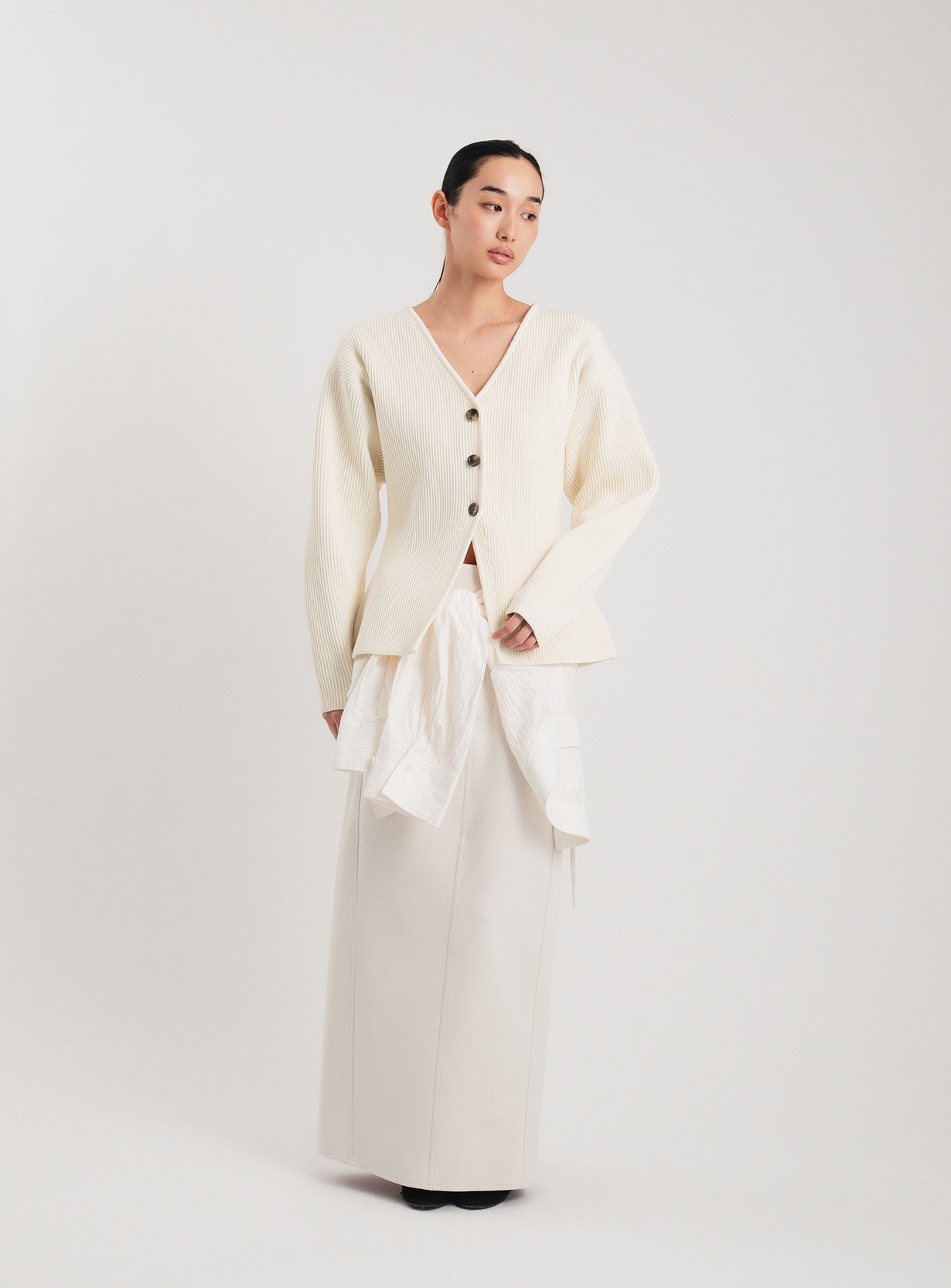 アモッサスリットカーディガン