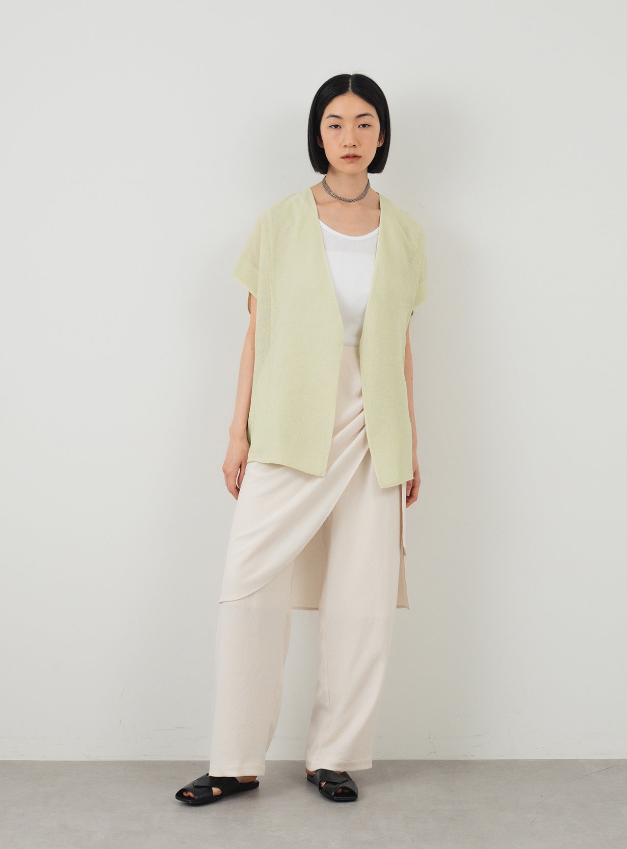 【予約商品】メッシュハオリブラウス