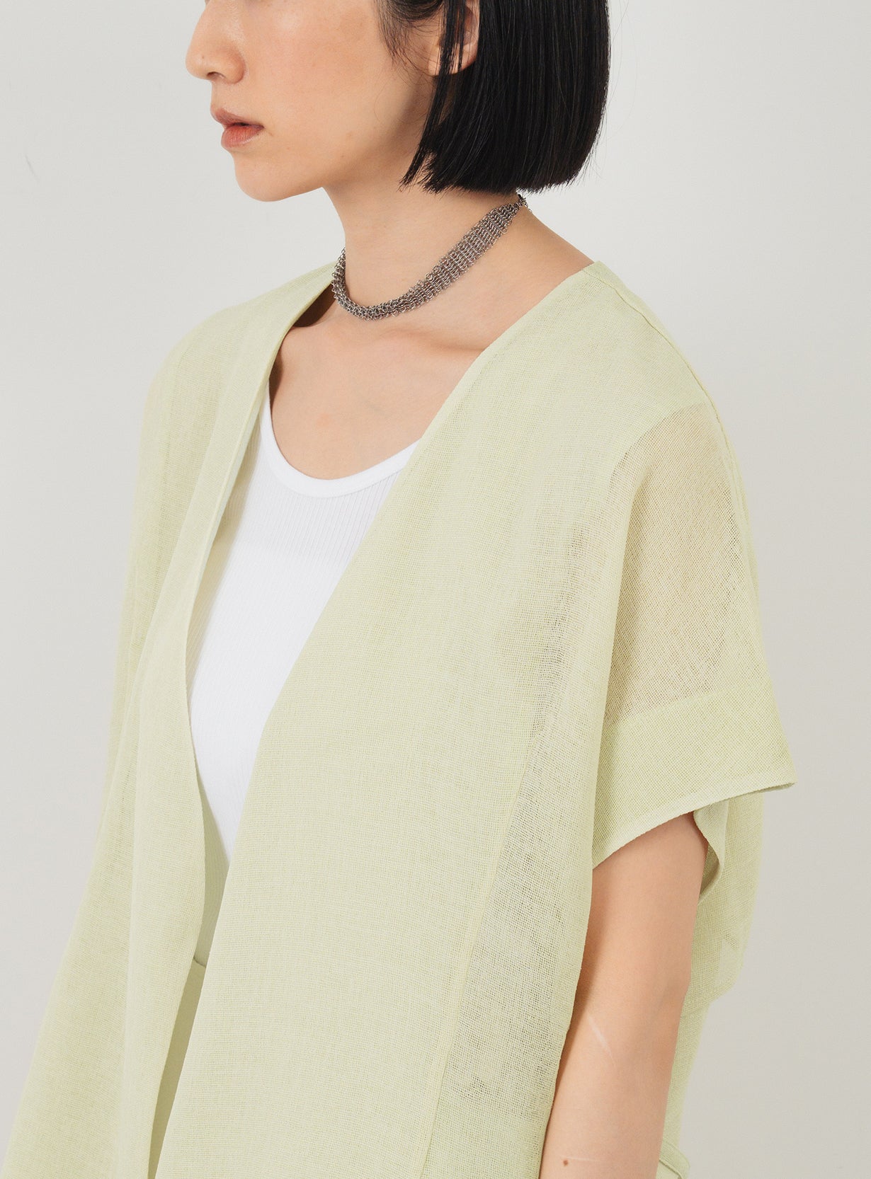 【予約商品】メッシュハオリブラウス