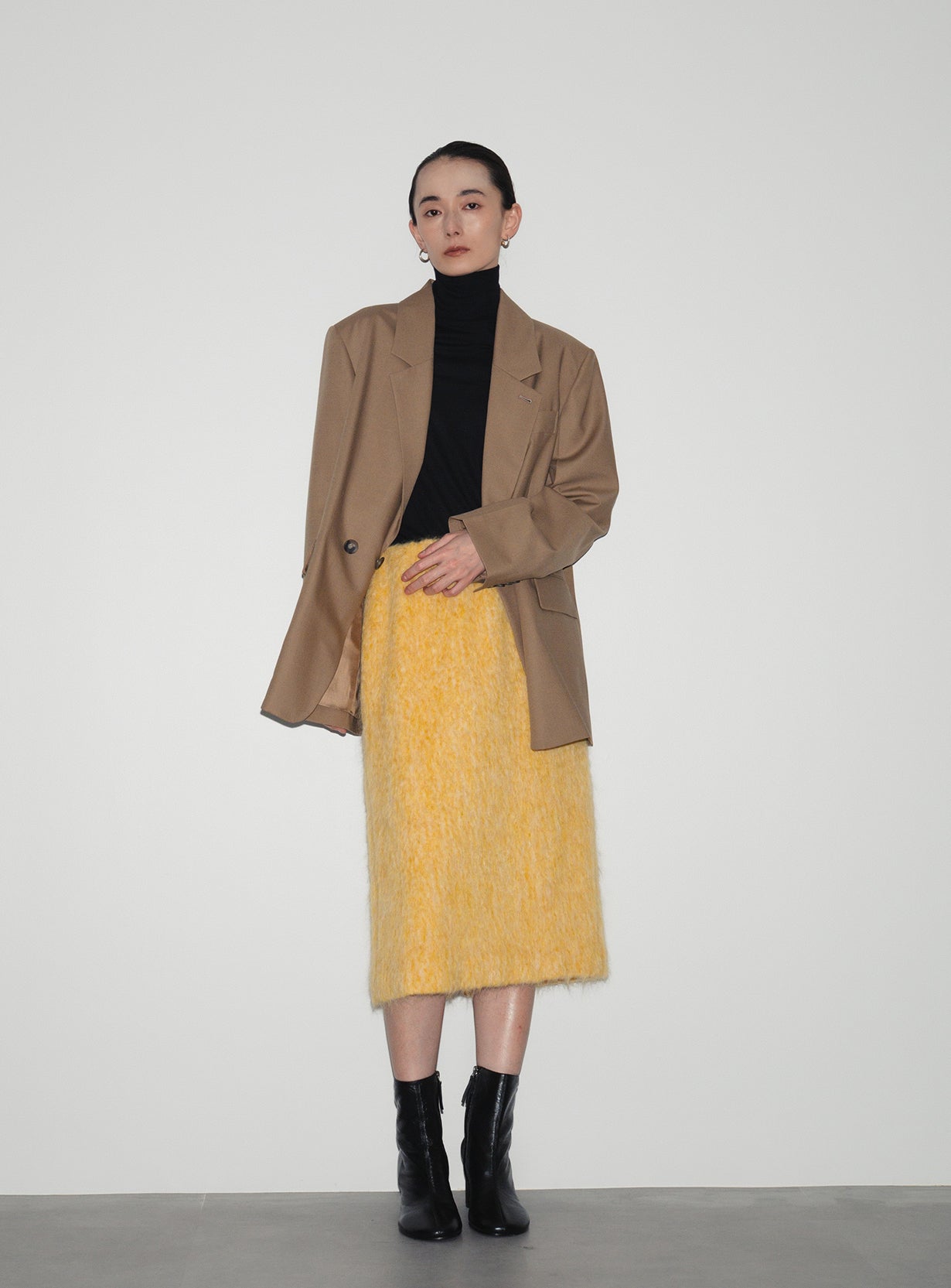 【予約商品】シャギーストレートスカート