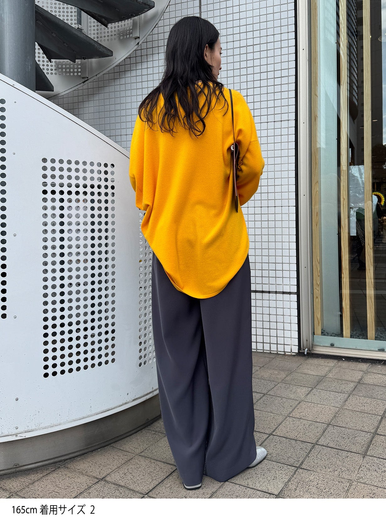 ソリッドギャザーパンツ