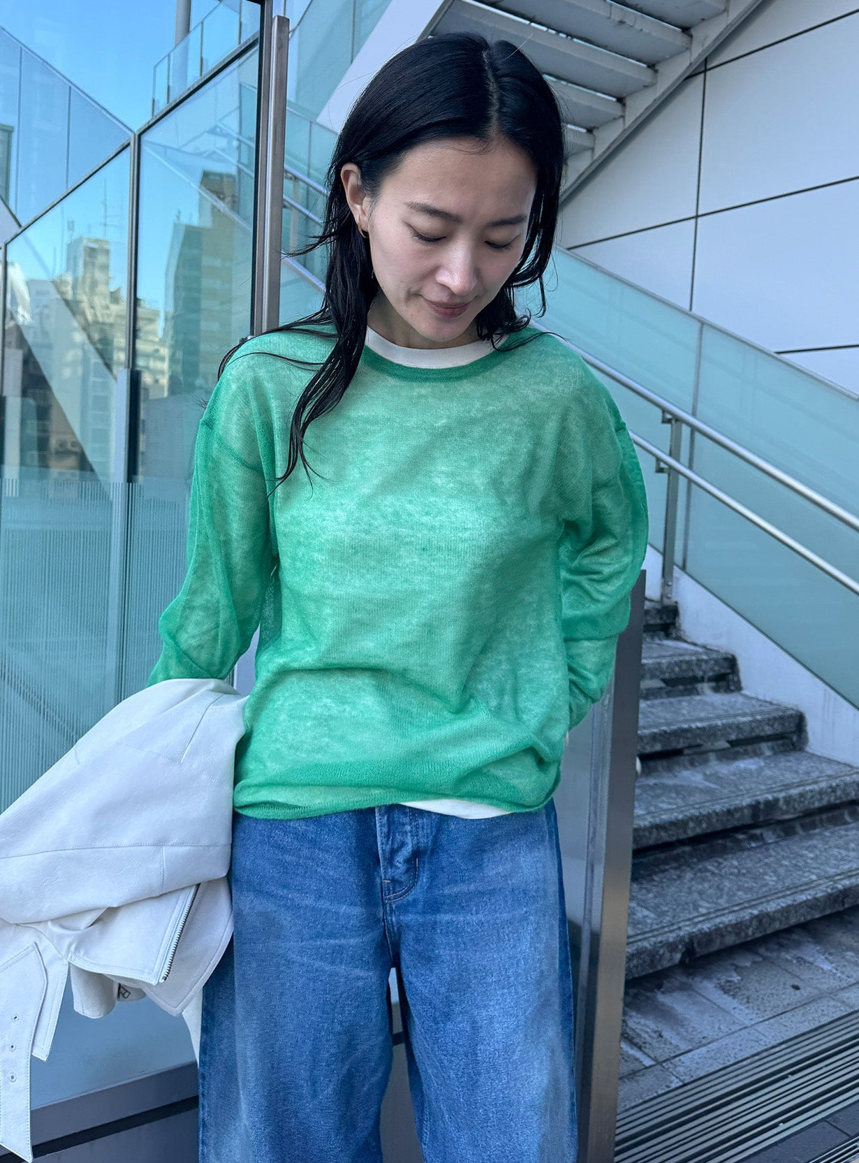 モヘアルーズプルオーバー