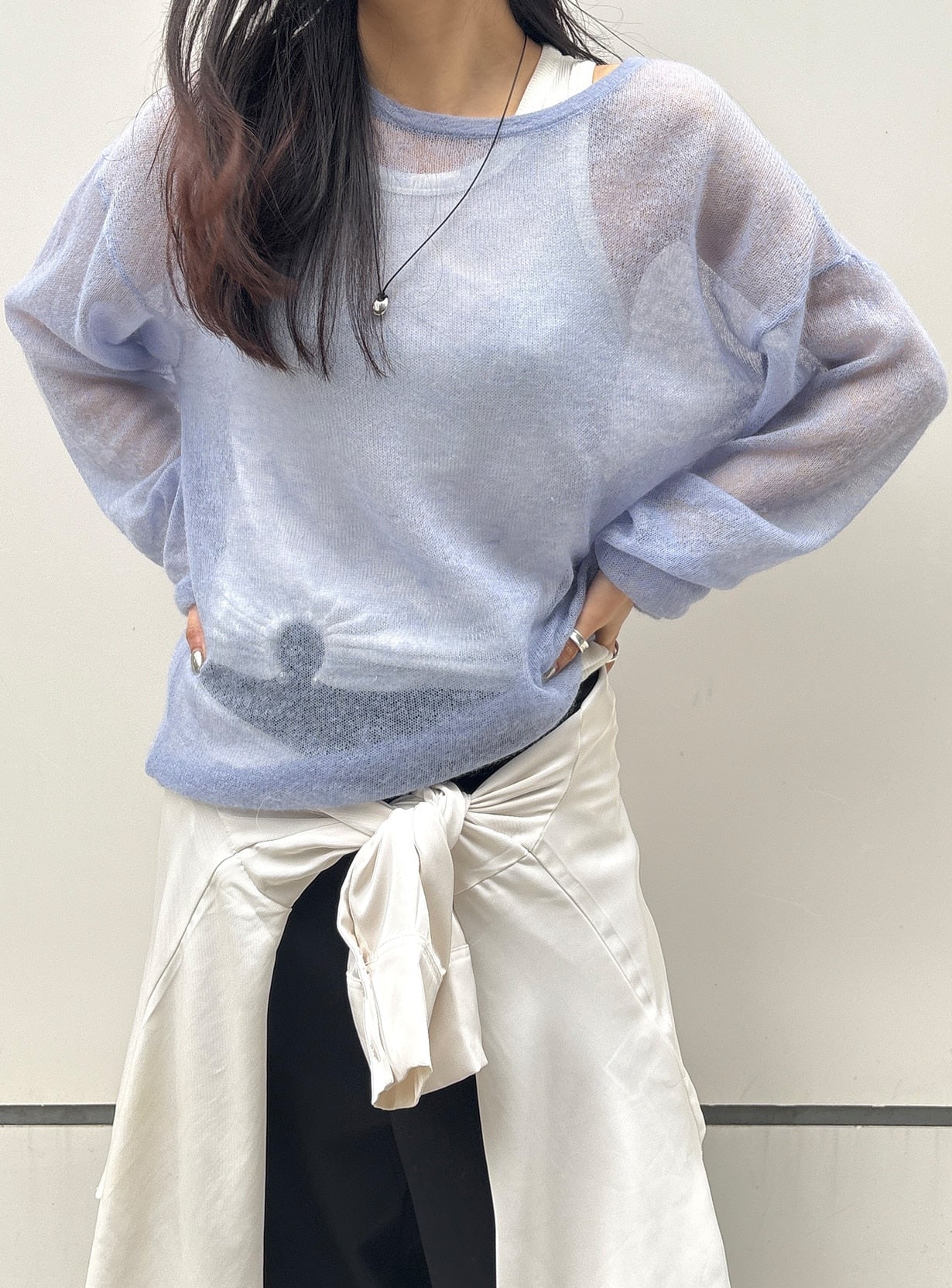 モヘアルーズプルオーバー