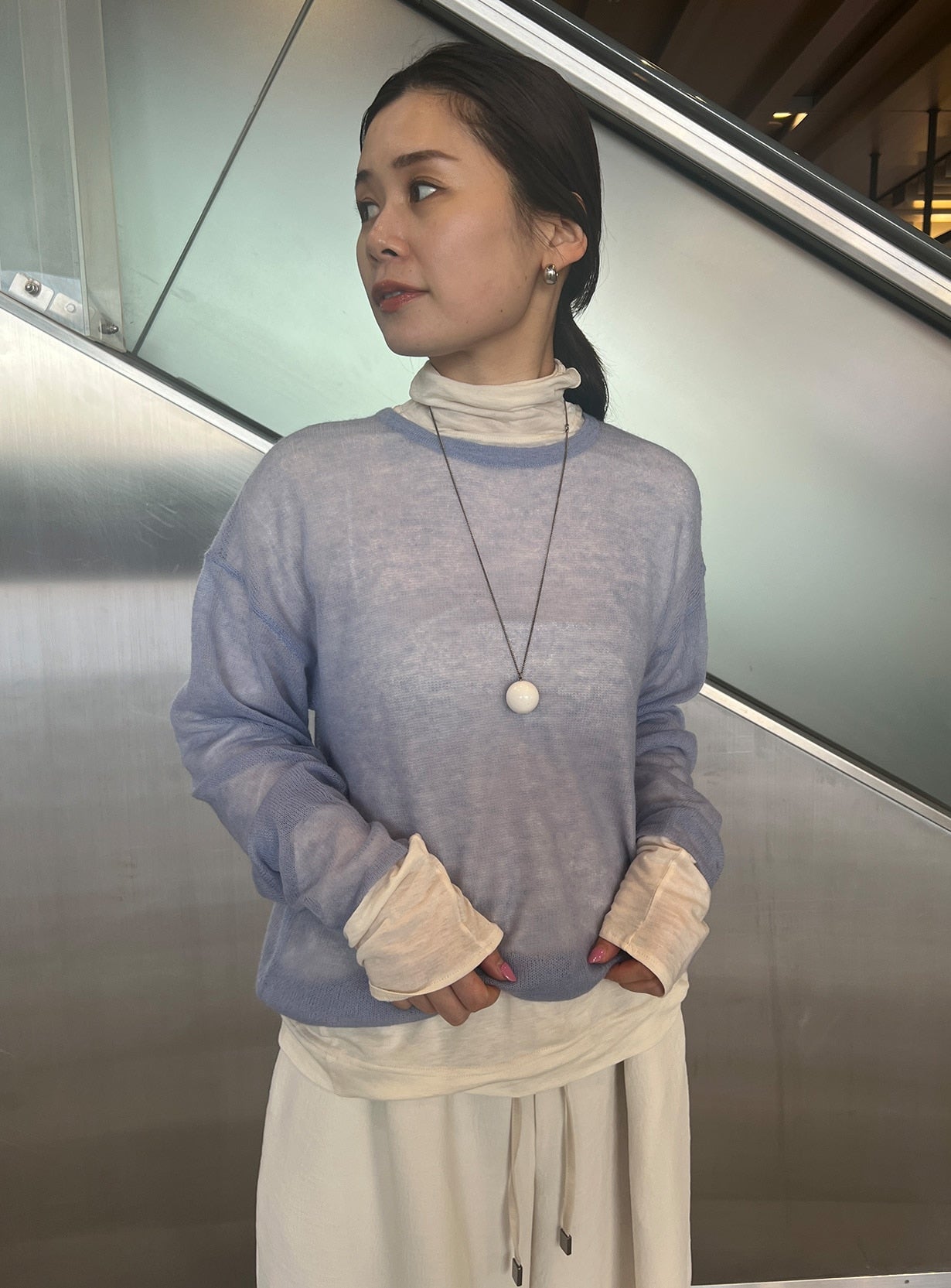 モヘアルーズプルオーバー