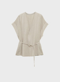 メッシュハオリブラウス