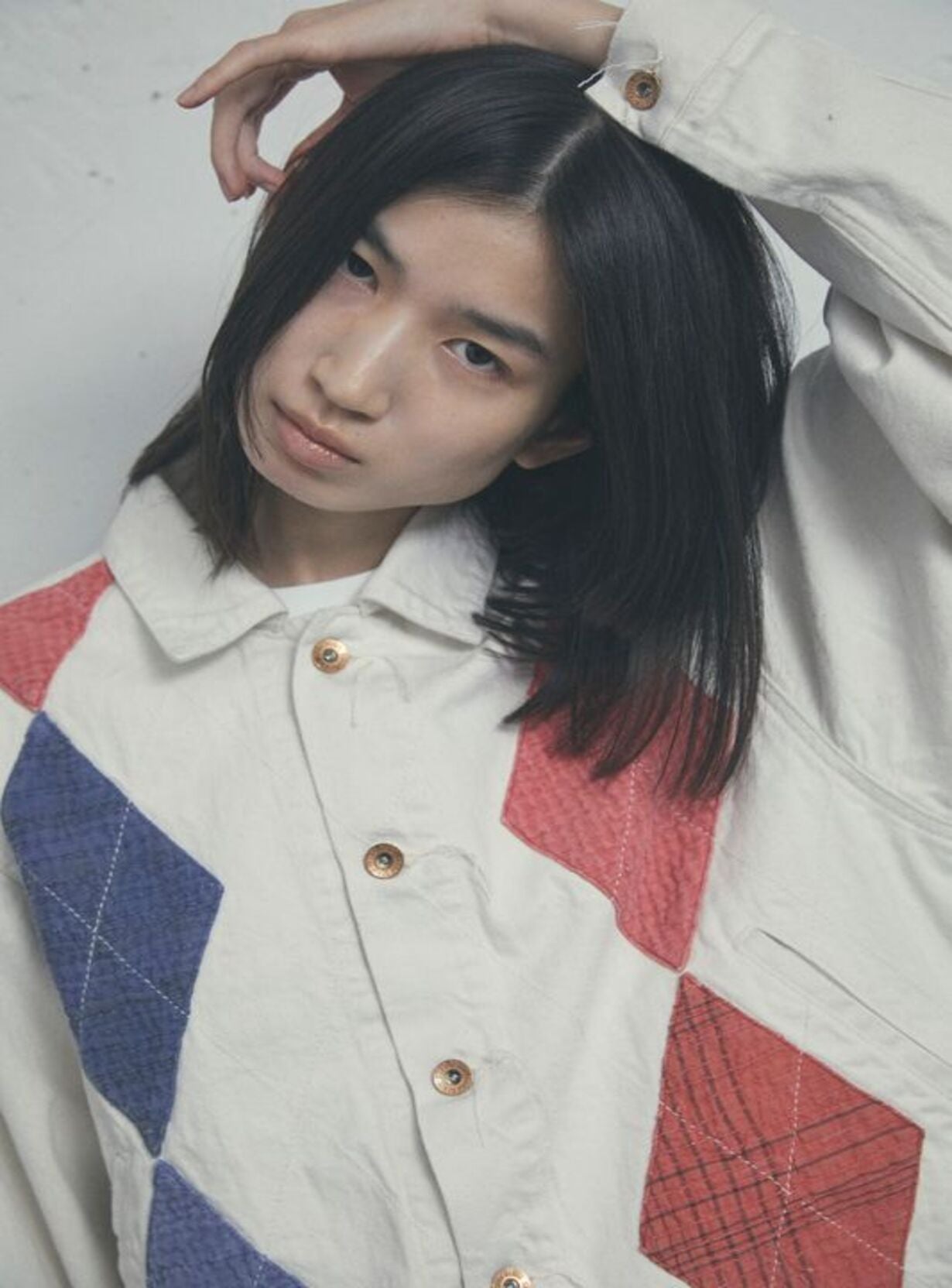 ARGYLE SASHIKO DENIM JACKET