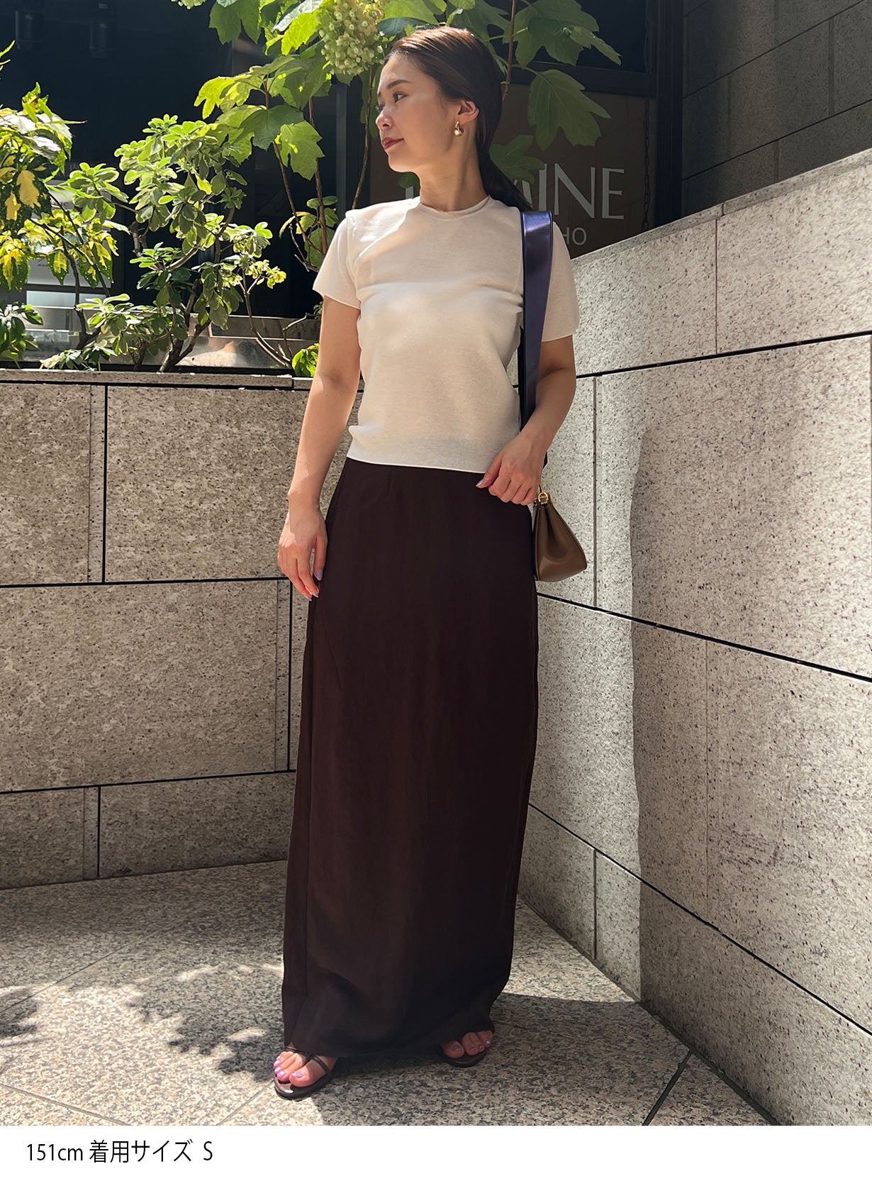 スムースニットTシャツ