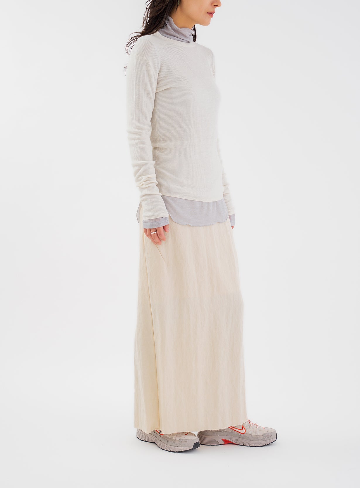 ツイルペンシルスカート