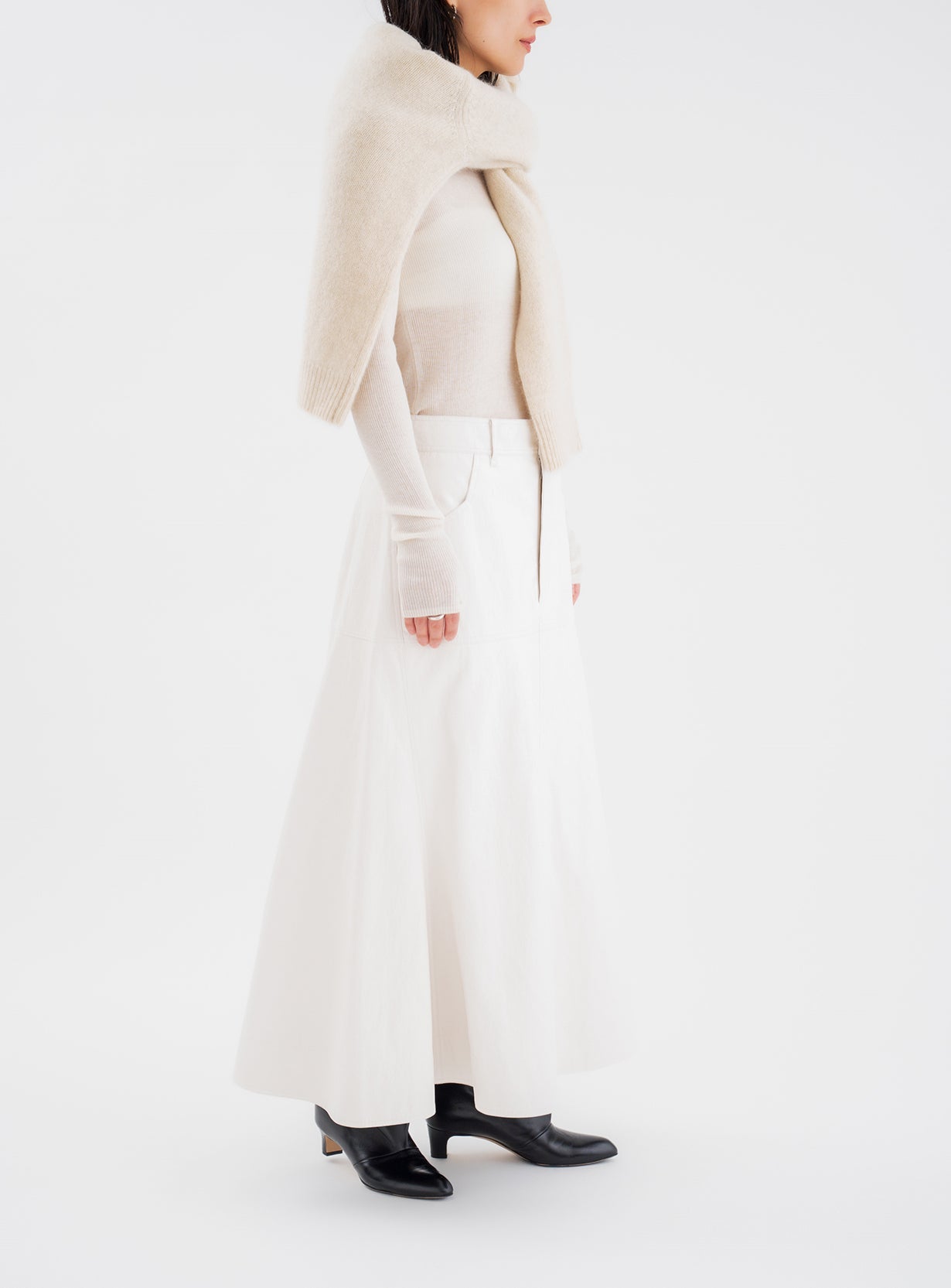 ヴィンテージレザースカート