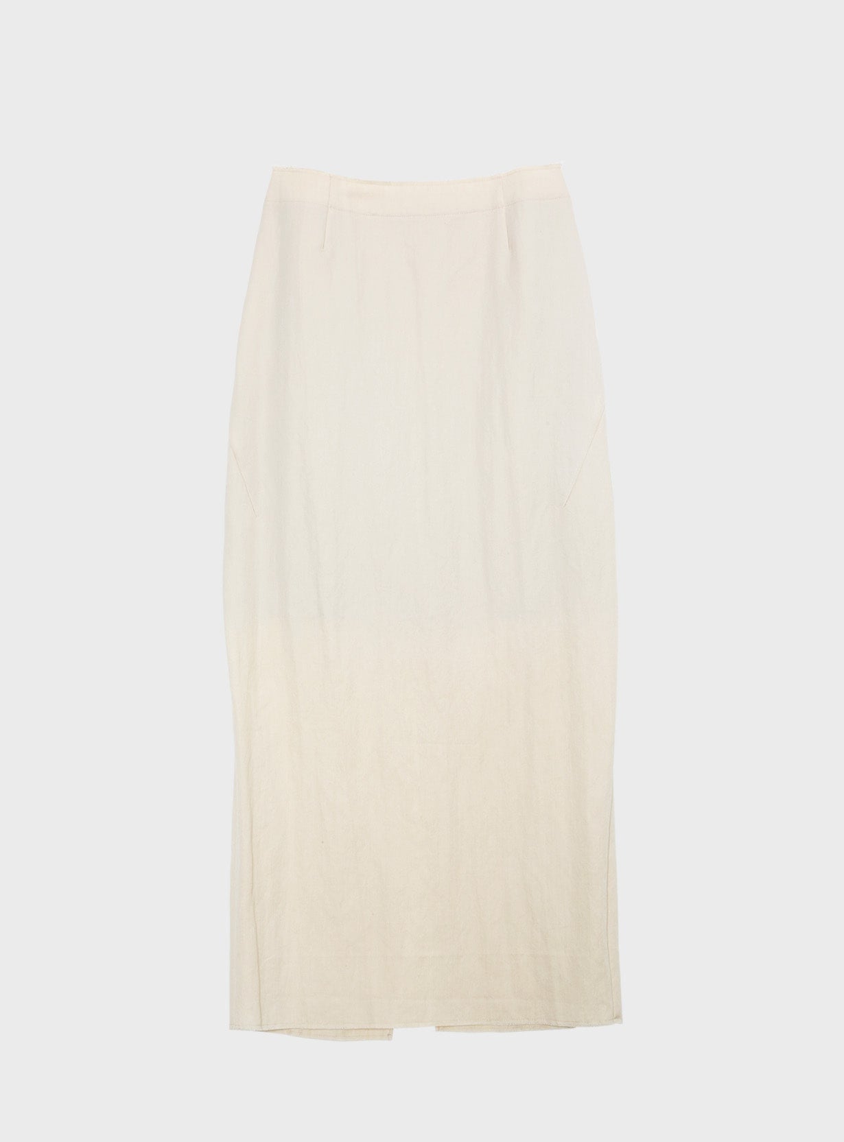 ツイルペンシルスカート