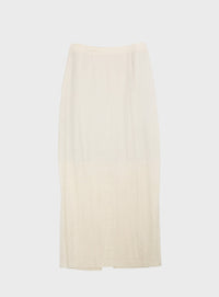 ツイルペンシルスカート