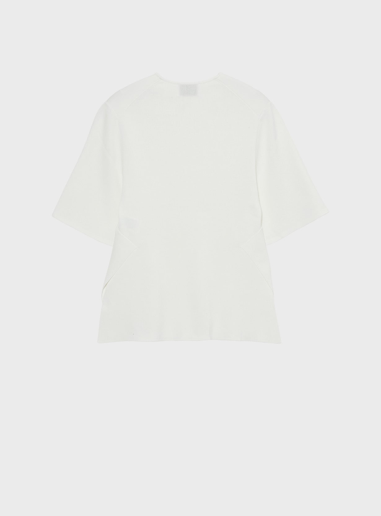 rハーフスリーブニットTシャツ