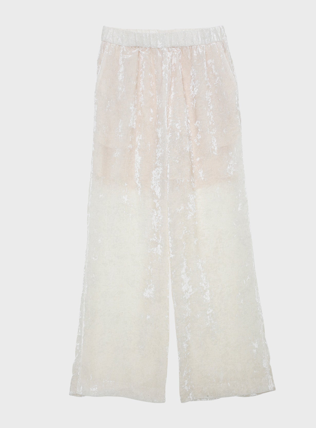 シアーベルベットパンツ