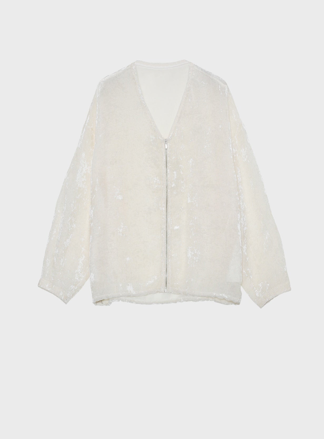 シアーベルベットブルゾン