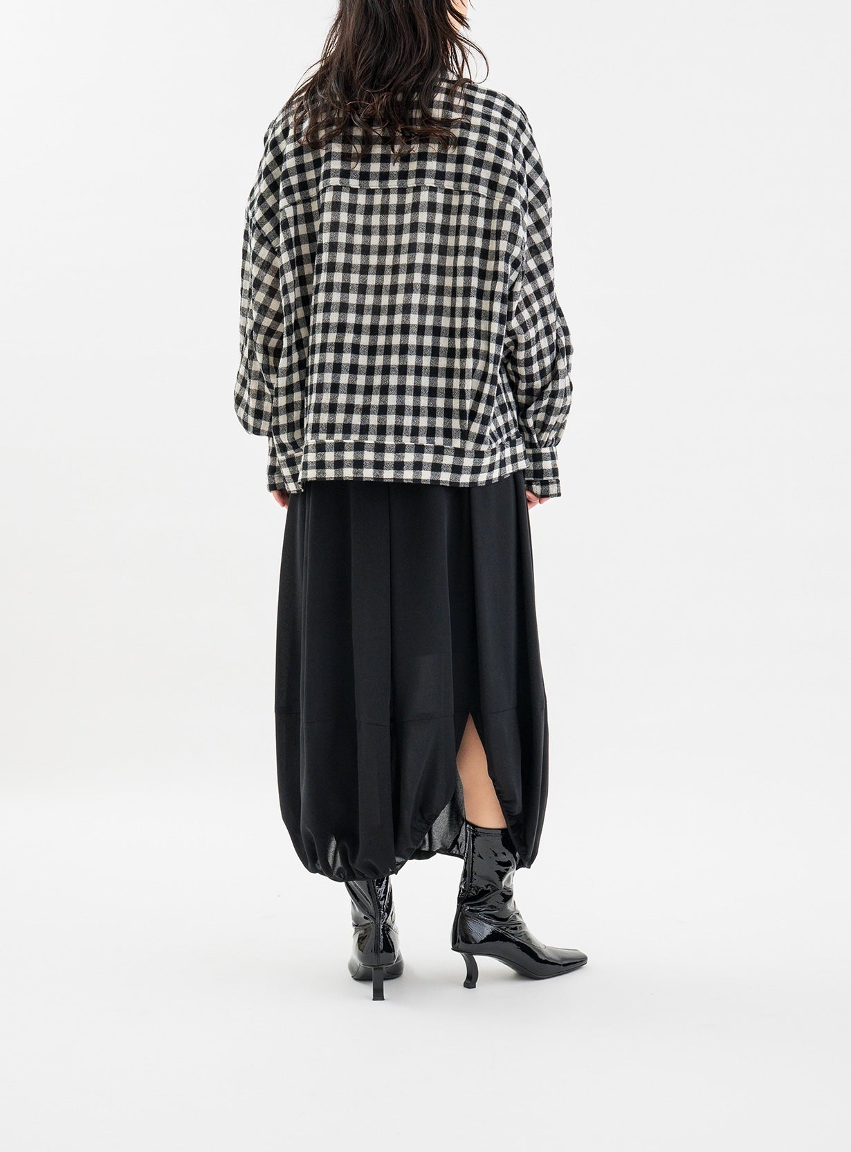 フレームワークチェックシャツ