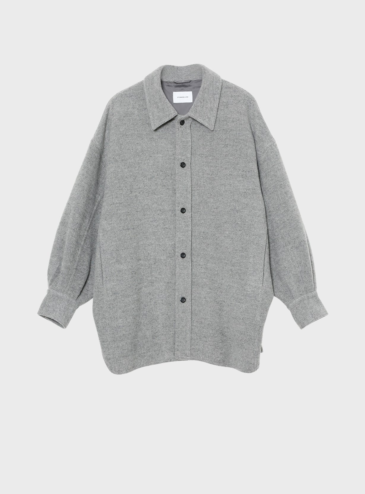 ブラッシュドウールミドルコート