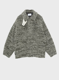 rツイードチェックブルゾン