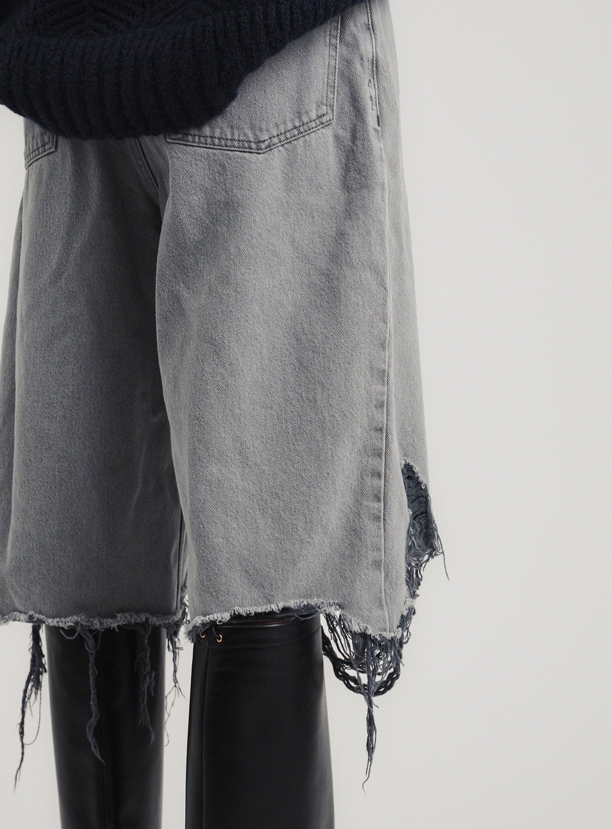 リメイクデニムショーツ