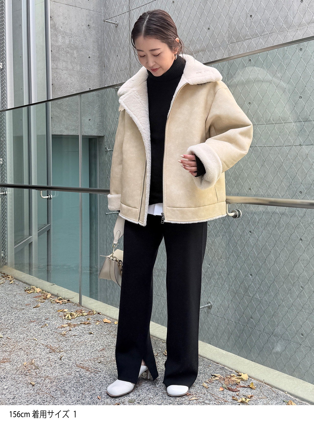 ストレートニットパンツ